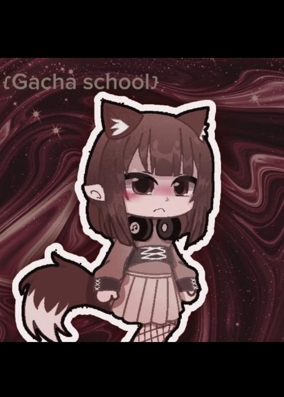 {Gacha school}-🎧🐱🍪