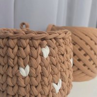 Вязаные корзинки, игрушки