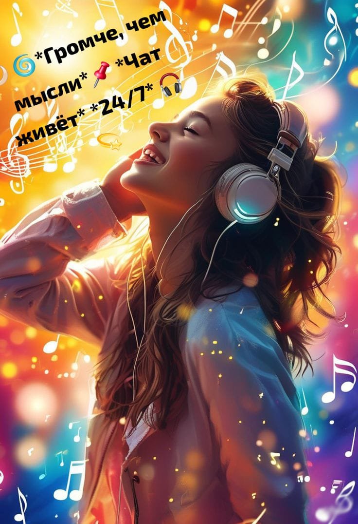 🌙 🌀Громче, чем мысли📌 Чат живёт24/7 🎧💫